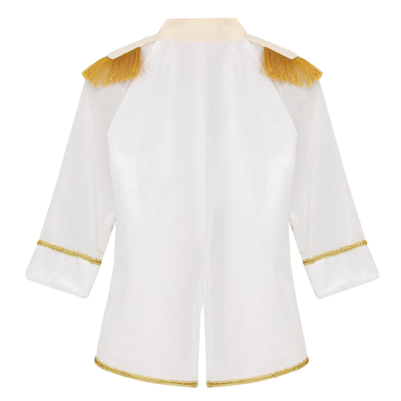 Baby Boys Long Sleeve Fringe Velvet Royal Prince Jacket Tailcoat Halloween King Knight Nobility Costume Photography Outerwear