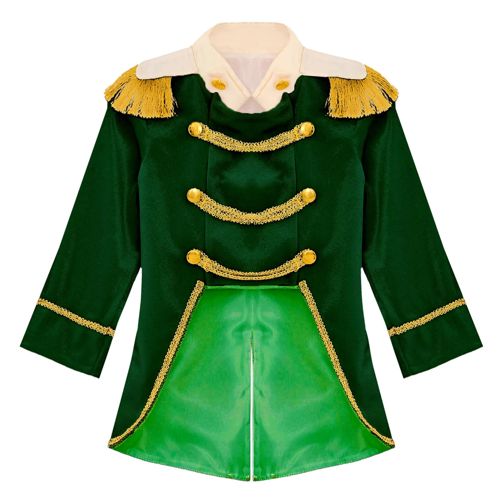 Baby Boys Long Sleeve Fringe Velvet Royal Prince Jacket Tailcoat Halloween King Knight Nobility Costume Photography Outerwear