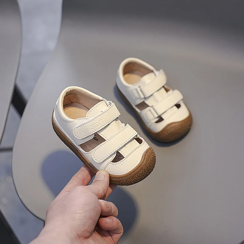 Summer Baby Girls Boys Sandals Comfortable Infant Toddler Shoes Children Shoes Anti-collision Soft Sole Kids Beach Sandals