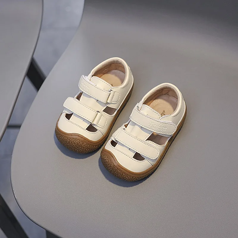 Summer Baby Girls Boys Sandals Comfortable Infant Toddler Shoes Children Shoes Anti-collision Soft Sole Kids Beach Sandals