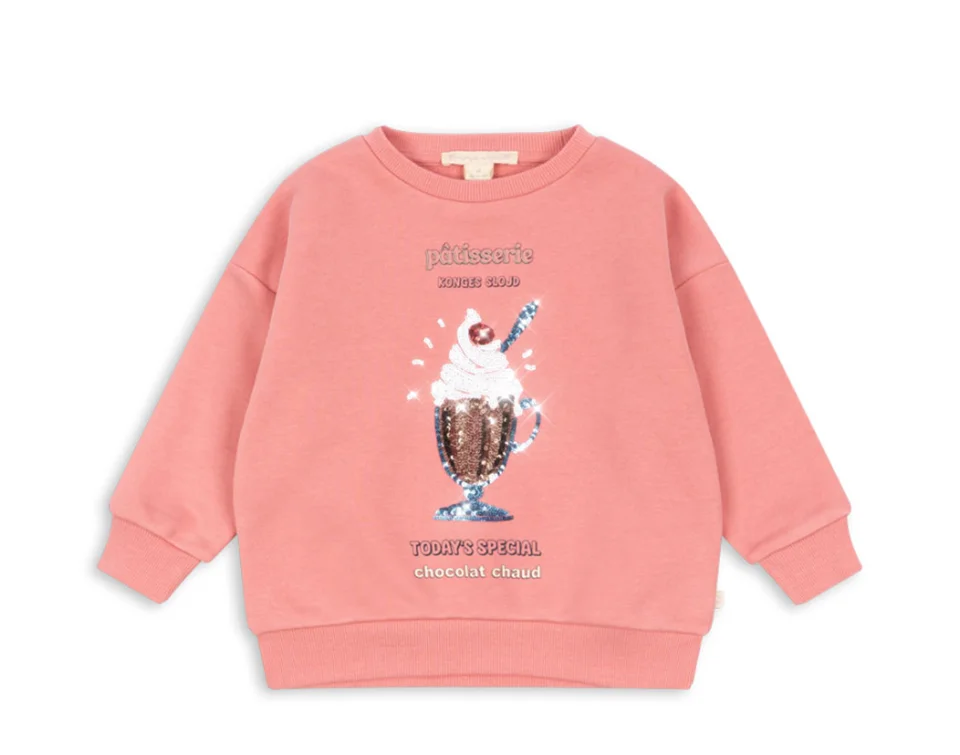 2026 KS Children Clothes Set Boy Sporty Hoodies Windbreaker Suit Toddler Girls Sequin Cartoon Sweatshirt Pants Kids Pullover Top