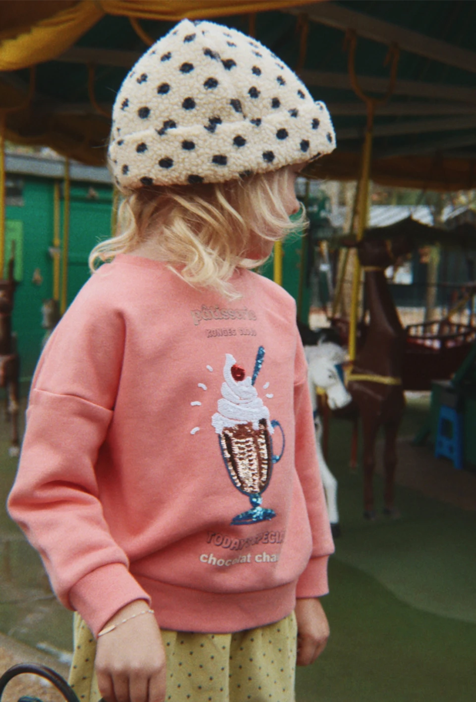 2026 KS Children Clothes Set Boy Sporty Hoodies Windbreaker Suit Toddler Girls Sequin Cartoon Sweatshirt Pants Kids Pullover Top