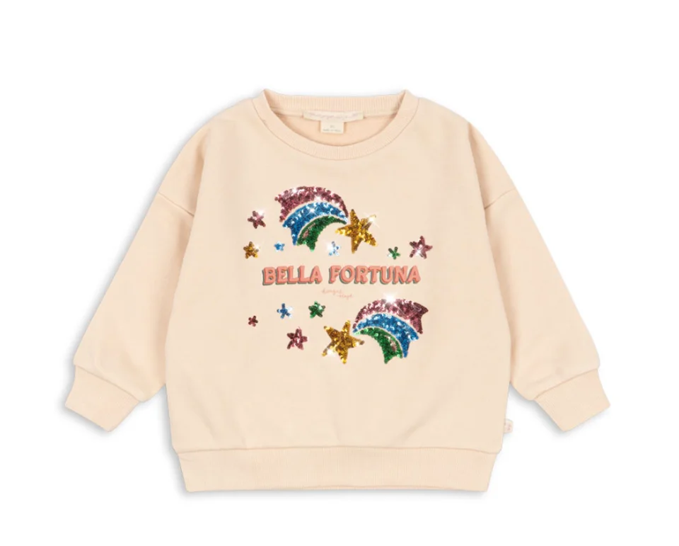 2026 KS Children Clothes Set Boy Sporty Hoodies Windbreaker Suit Toddler Girls Sequin Cartoon Sweatshirt Pants Kids Pullover Top