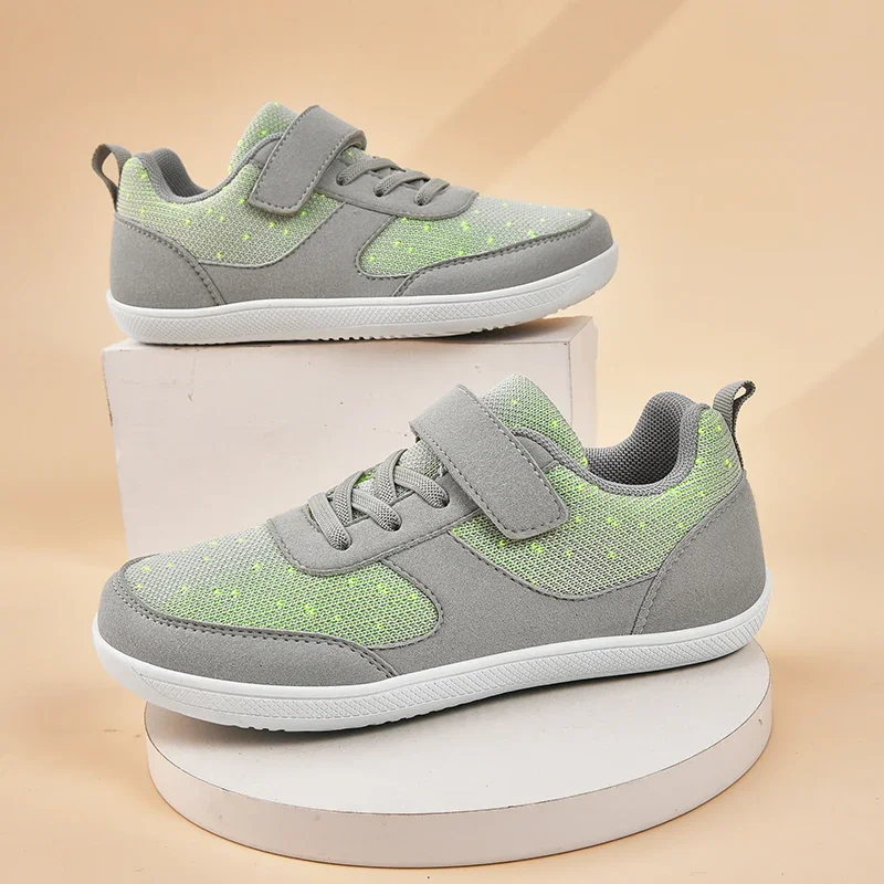 Kids Shoes Wide Toe Barefoot for Children Boys Girls Baby Sneakers Lightweight Mesh Artificial Infant Tennis Shoes for Toddlers