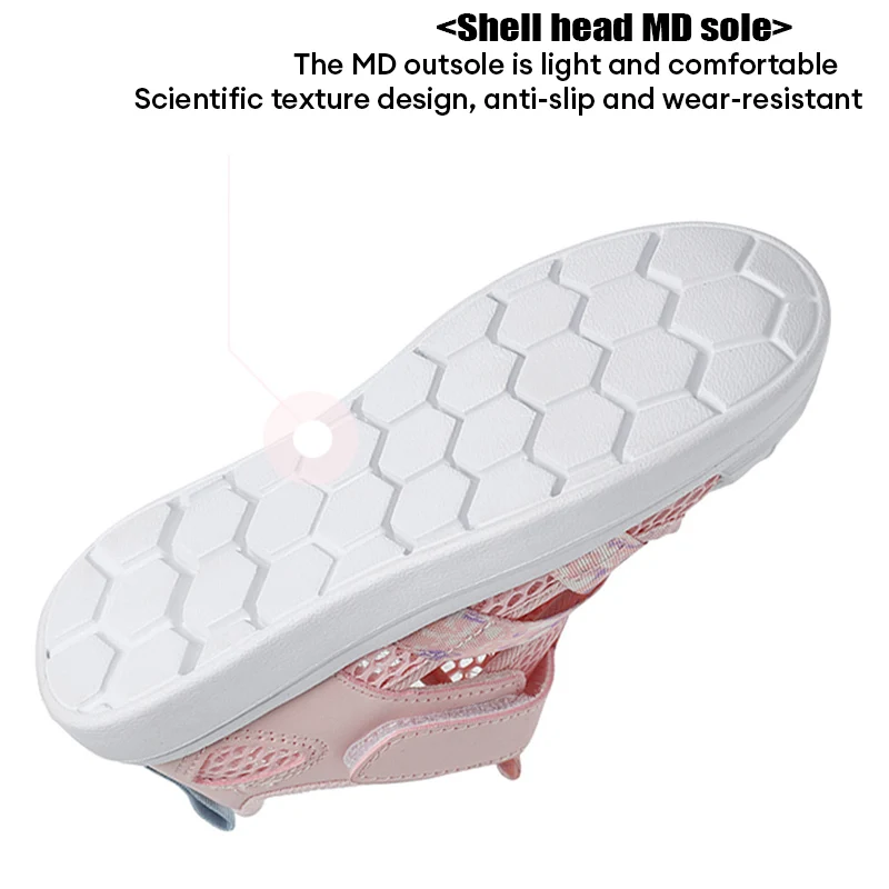 Summer Breathable Kids Sandals Boy and Girl Fashion Sneakers Lightweight Non Slip Walking Shoes Comfortable Sport Shoes