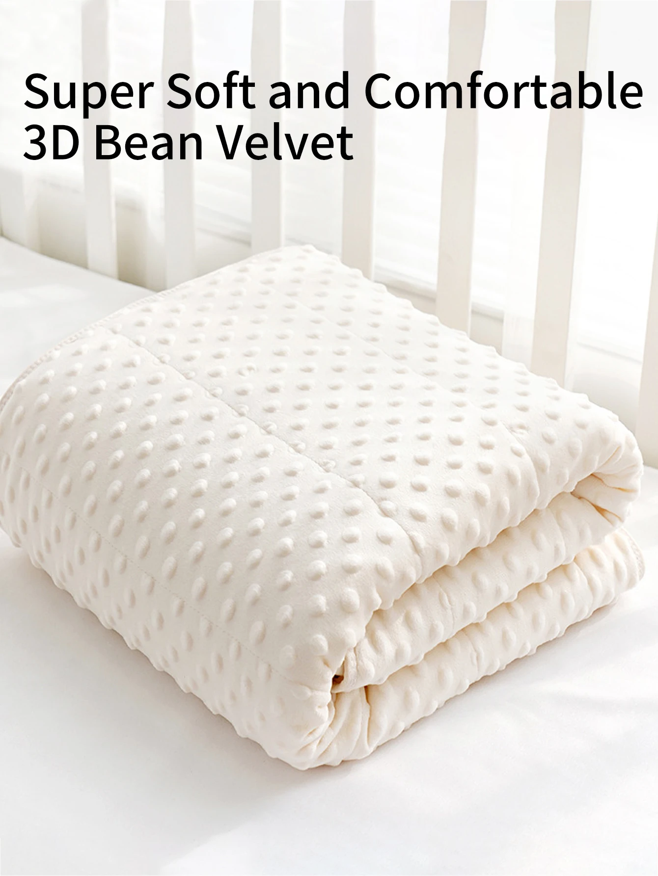 1Pc Newborn Beanie Blanket, 3D Beanie Fleece - Skin-Friendly and Soft, Washable - Cute Printed Patterns, Double-Sided Beanie Blanket for 0-3 Years Old, Soft Blanket for Kindergarten Boys and Girls!
