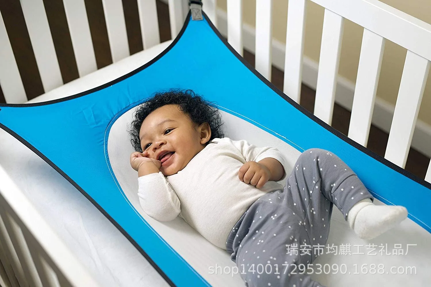 Baby Hammock Removable Breathable Baby Sleep Hammock European American Family Baby Crib Newborn Baby Hammock Swing Bed