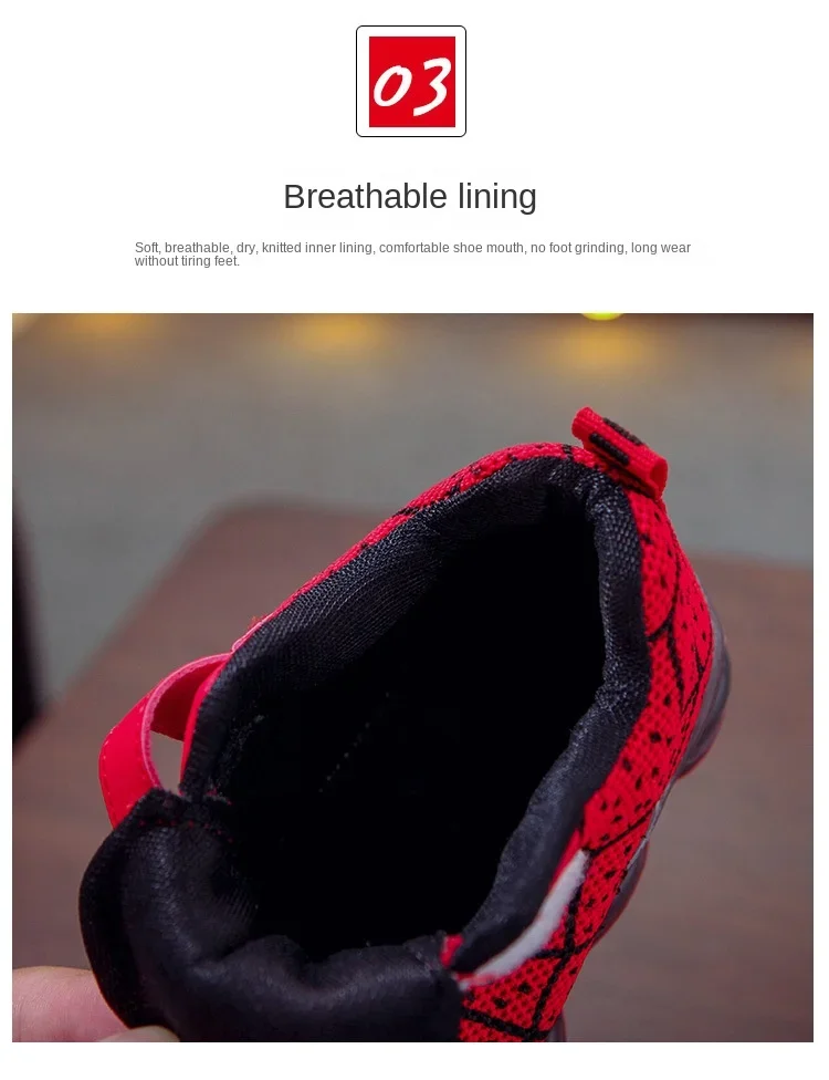 Children's Cartoon Sneakers 2026 Boys New Casual Sport Shoes Spring Summer Breathable Student Shoes Kids Casual Shoes for 1-12 Y