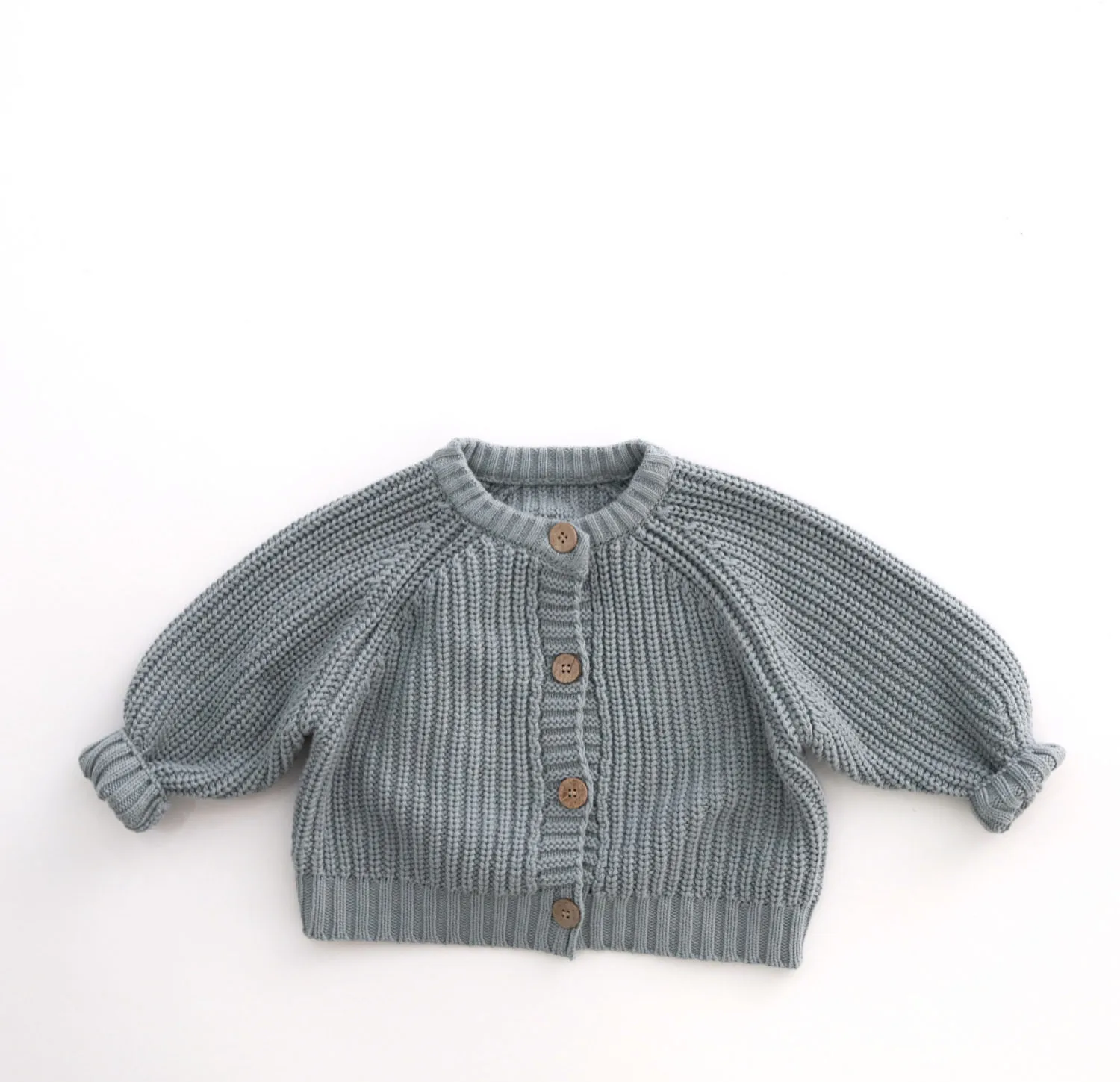 MILANCEL 1-6 Y Kids Knit Cardigans Chunky Yarn Boys Sweaters O Neck Girls Sweaters Cotton Kids Outerwear