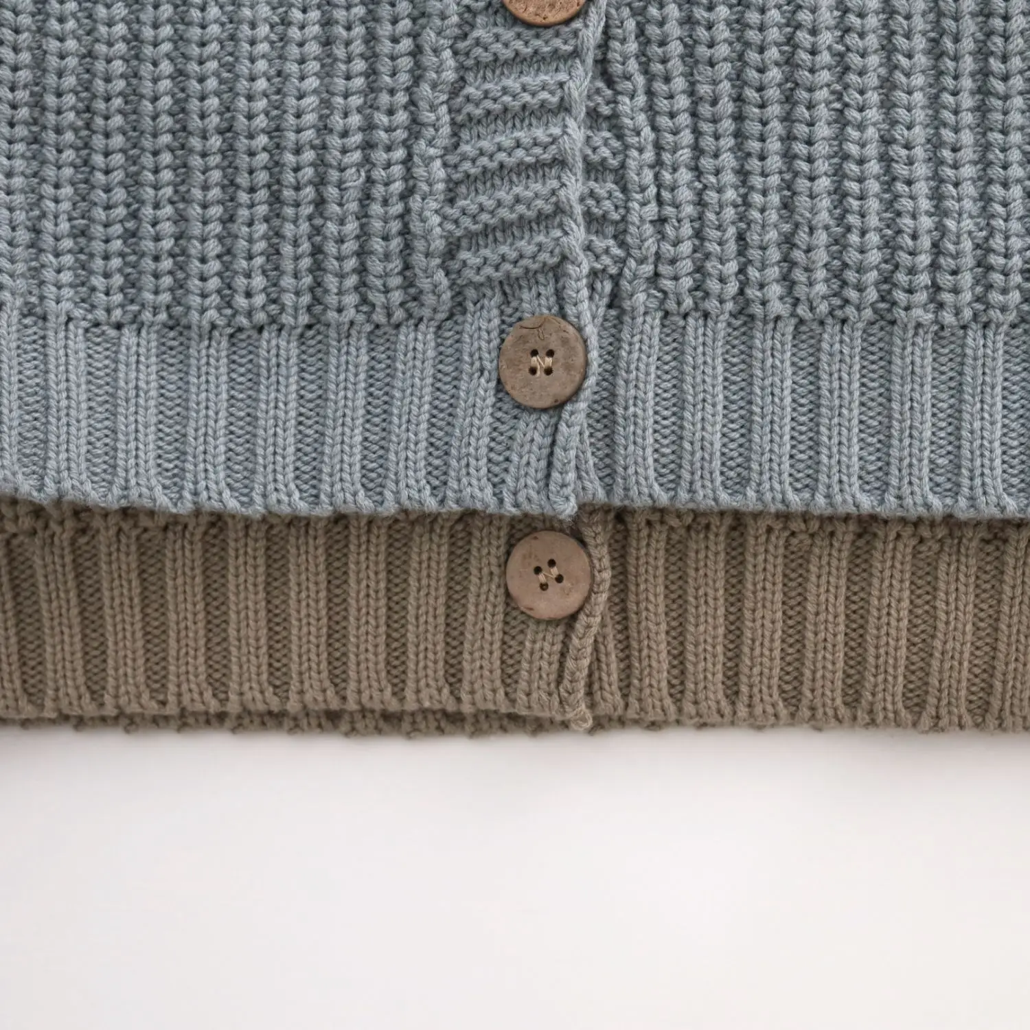 MILANCEL 1-6 Y Kids Knit Cardigans Chunky Yarn Boys Sweaters O Neck Girls Sweaters Cotton Kids Outerwear