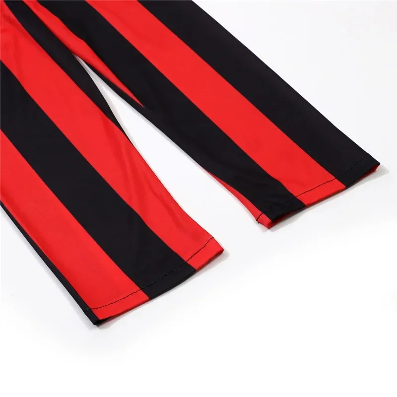 Boys Pirate Costume Set Short‑Sleeve Top Long Striped Pants Halloween Trick Or Treat Birthday Themed Party Outfit