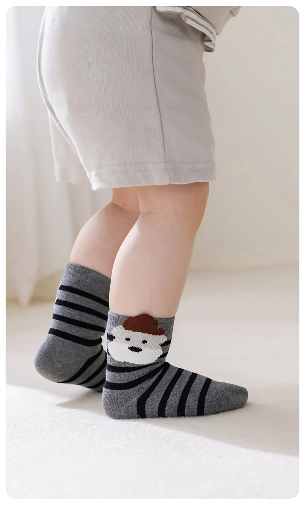 5 Pairs a Lot MILANCEL Kids Socks 0-12T Cartoon Animal Girls Autumn Socks Cute Comfortable Children Boys Socks