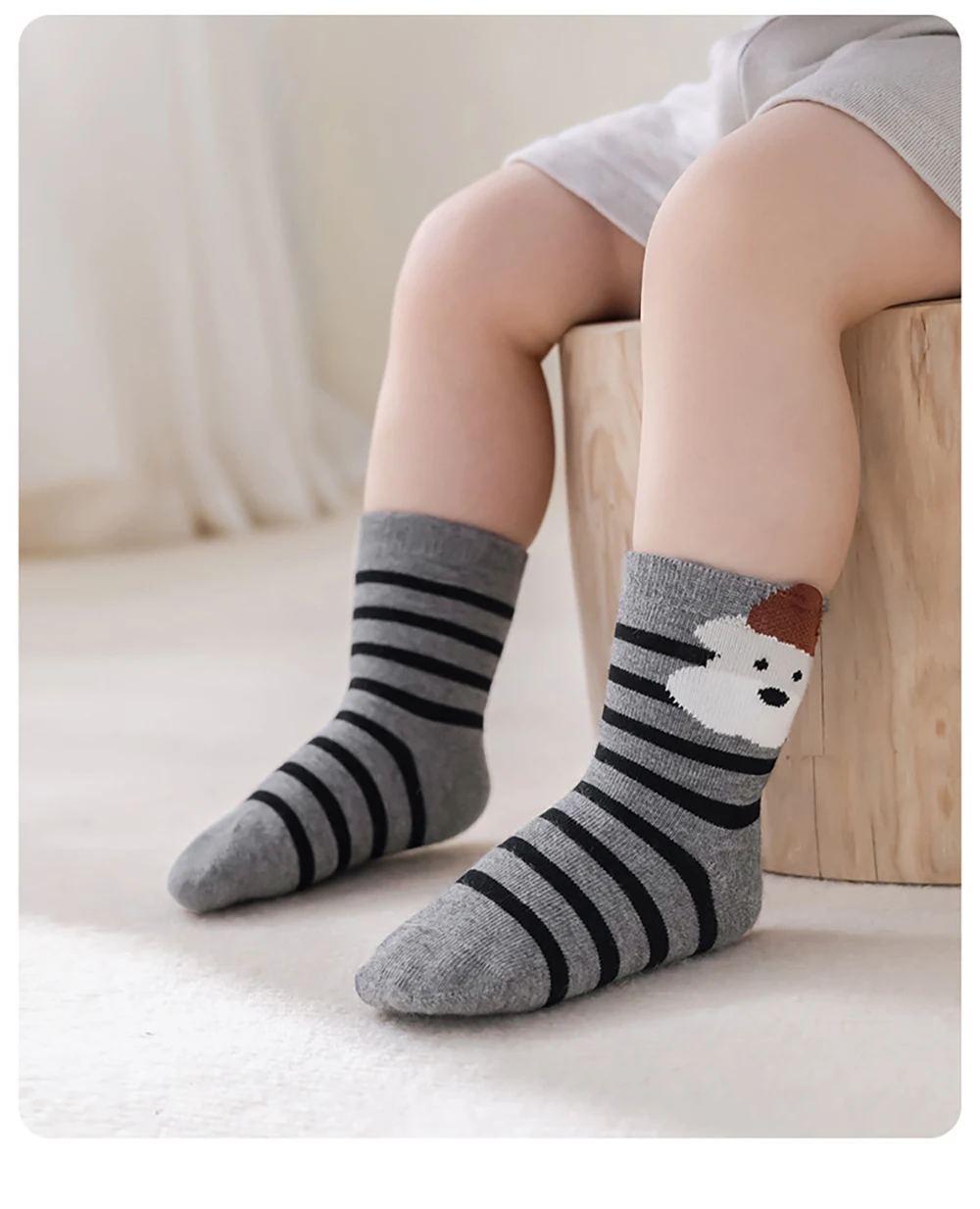 5 Pairs a Lot MILANCEL Kids Socks 0-12T Cartoon Animal Girls Autumn Socks Cute Comfortable Children Boys Socks