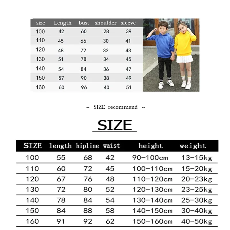 Hot Children's Hooded Sweater Set Huntrx Mira Rumi Zoey Girl Cute Casual Top for Kids Sports Shirt with Cartoon Print 2 Pieces