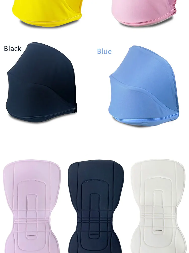 Baby Stroller Sun Shade Awning Canopy And Seat Cushion For Bugaboo Bee6 Bee5 Bee3 UV Proof Pram Cover Baby Stroller Accessories