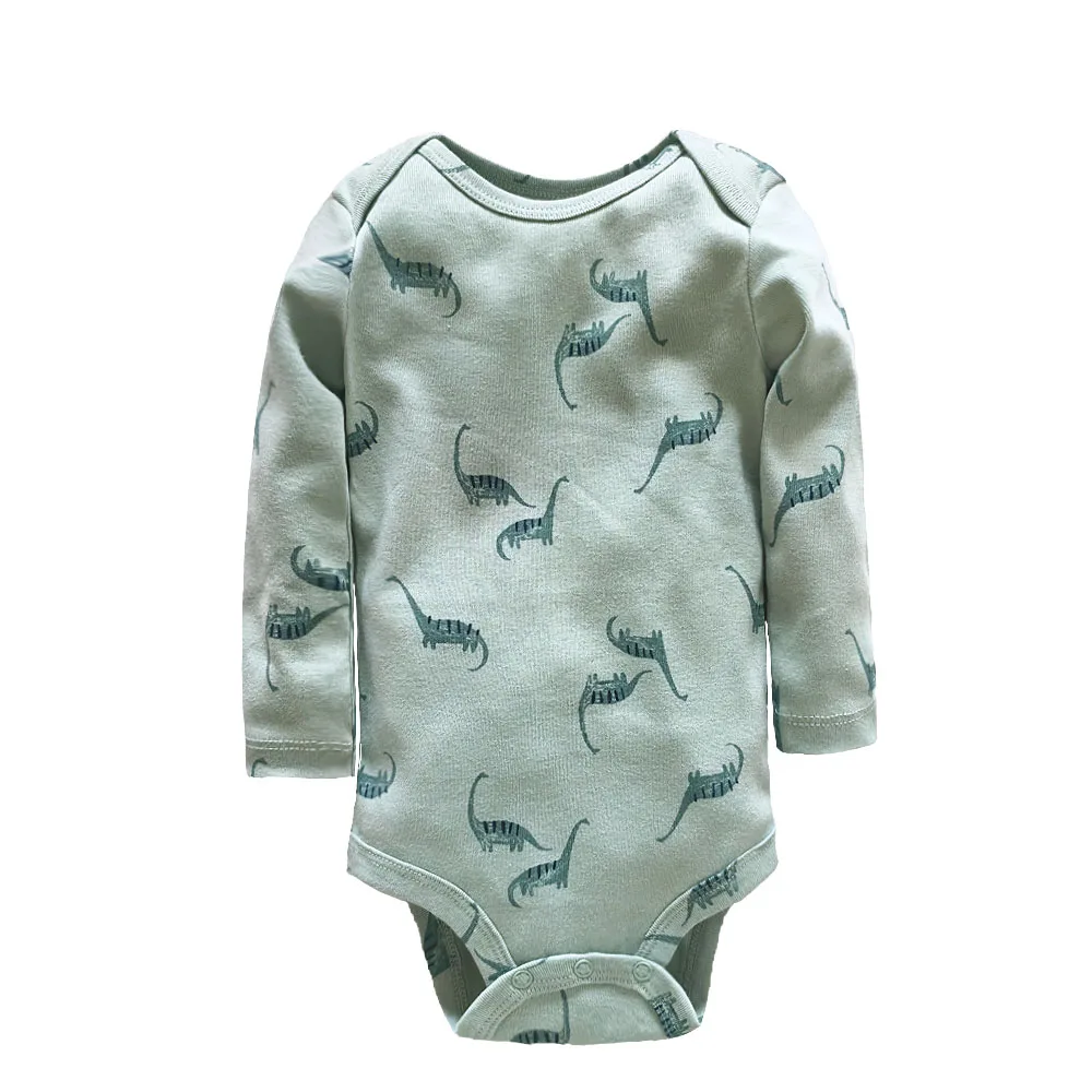4/5 Pcs Baby Bodysuit Set for Newborns Cotton Romper Boys 0-24M Soft Long Sleeve Infant Daily Outfit Toddler Clothes