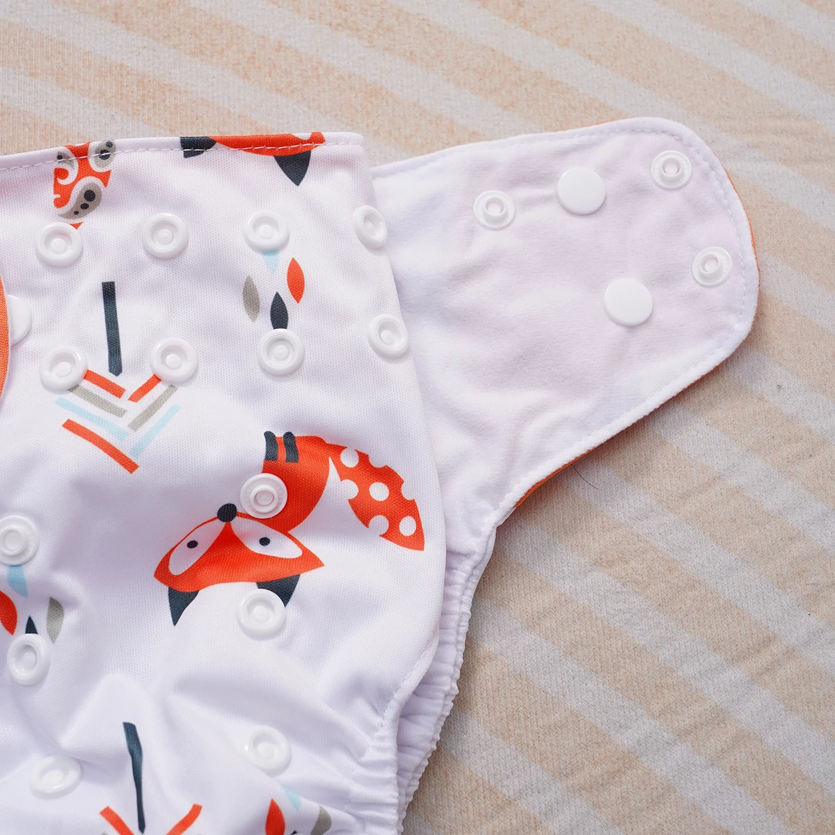 Kangobaby #My Soft Life# 4pcs Set Suede Cloth Baby Cloth Diaper Reusable Washable Newborn Nappies