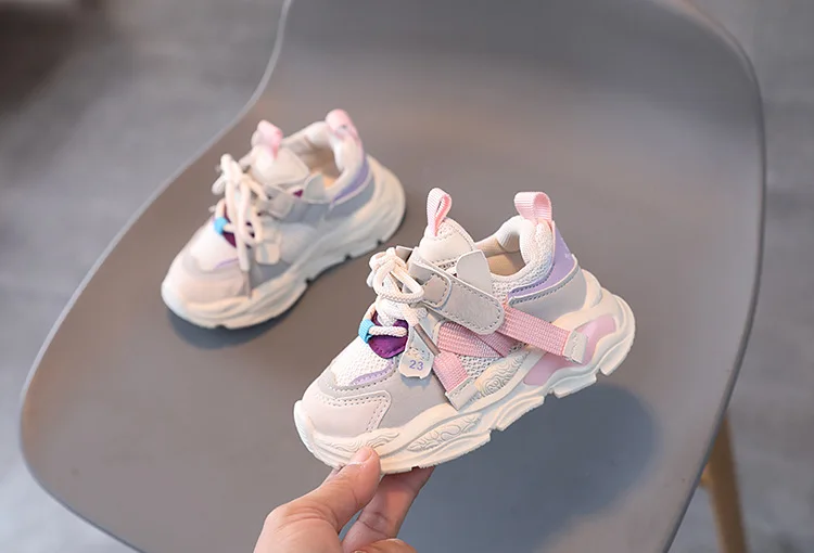 Spring Autumn Kids Sneakers Boys Girls Sport Shoes Fashion Mesh Breathable Kids Casual Shoes Toddler Boys Girls Running Sneakers