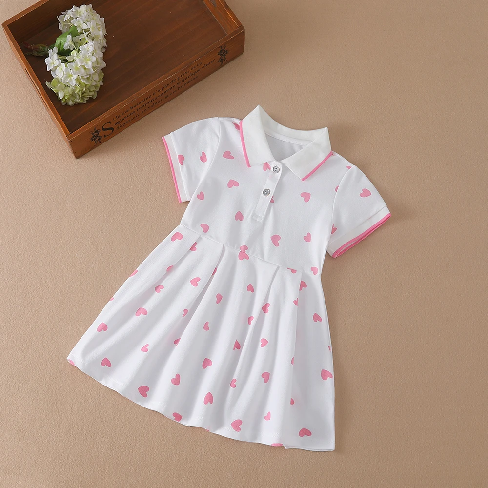Girls Clothes 2025 New Summer Princess Dresses Short Sleeve Kids Dress Baby Dresses for Children Clothing 2-6Y
