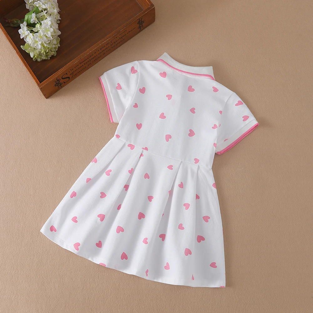 Girls Clothes 2025 New Summer Princess Dresses Short Sleeve Kids Dress Baby Dresses for Children Clothing 2-6Y