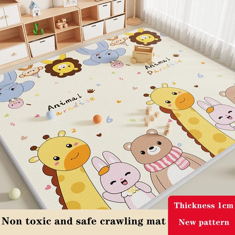 Large Size 200*180/180*120cm Play Mats for Children's Safety Mat EPE Environmentally Friendly Baby Crawling Folding Mat Carpet