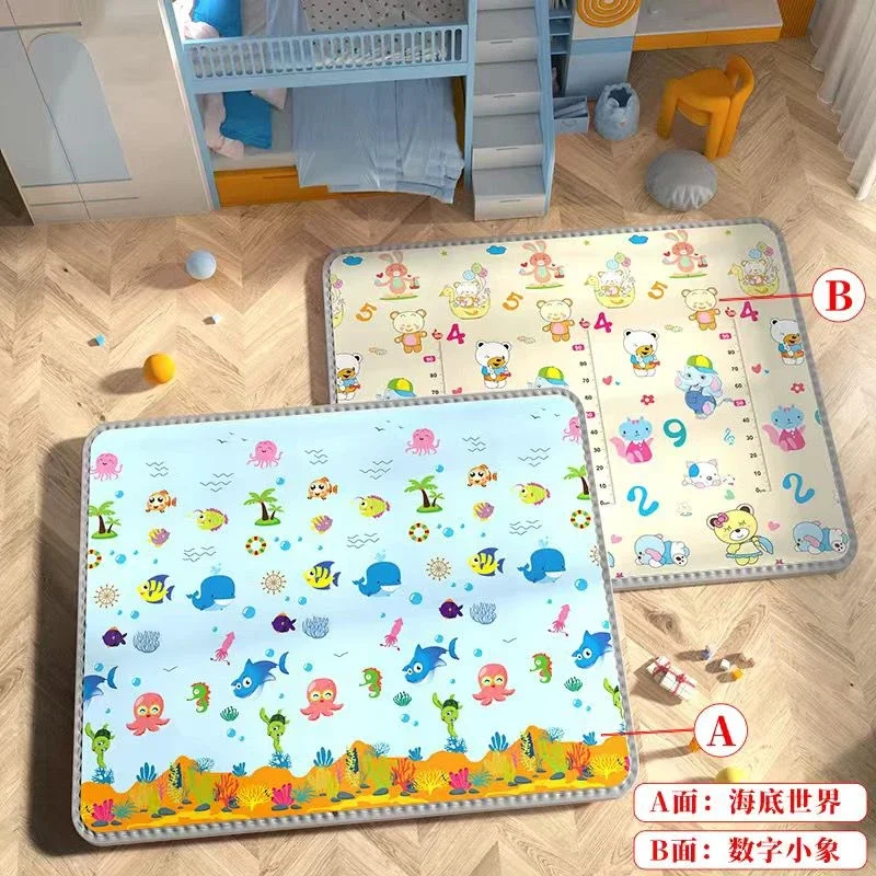 Large Size 200*180/180*120cm Play Mats for Children's Safety Mat EPE Environmentally Friendly Baby Crawling Folding Mat Carpet