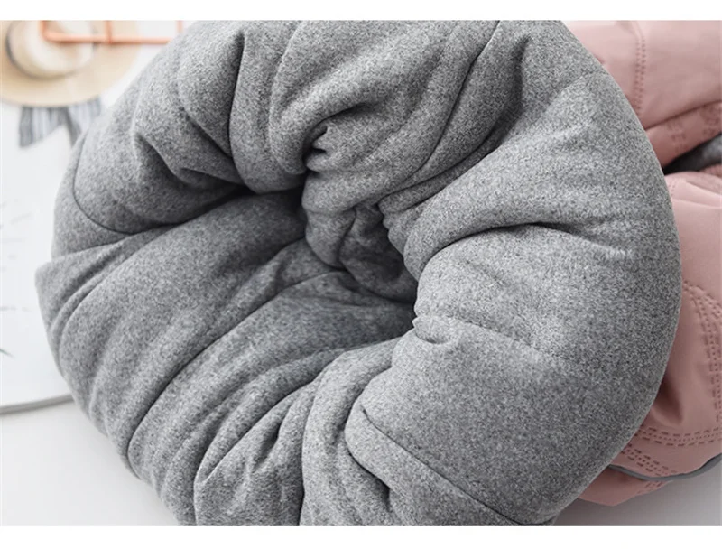Kids Padded Warm Cotton Pants Winter Kids Thick Plus Velvet Trousers Autumn Teen Windproof Coldproof Solid Pants 1-6 Years