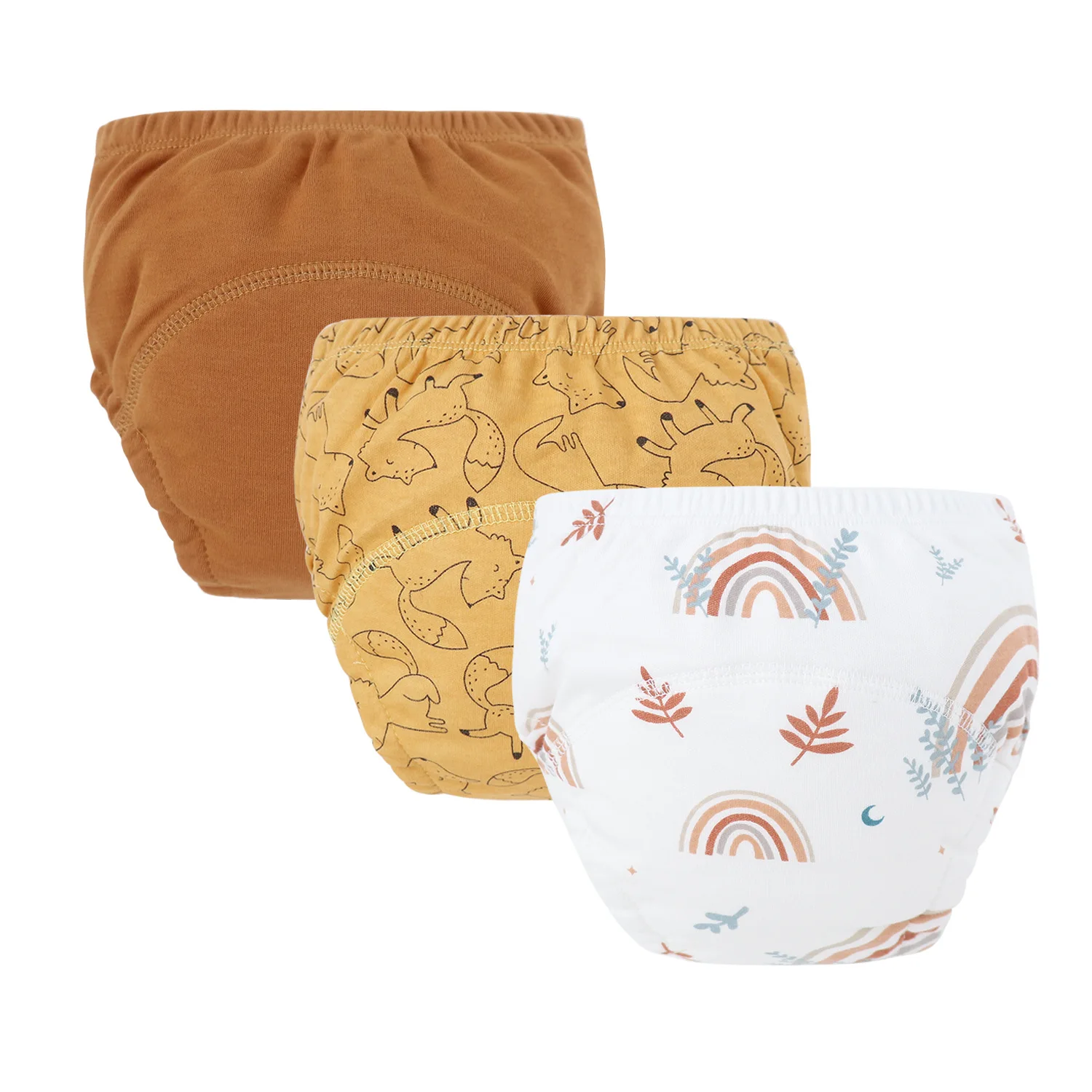 8/5pcs Baby Cotton Training Pants Panties Waterproof Cloth Diapers Reusable Toolder Nappies Diaper Baby Changing Nappy Underwear