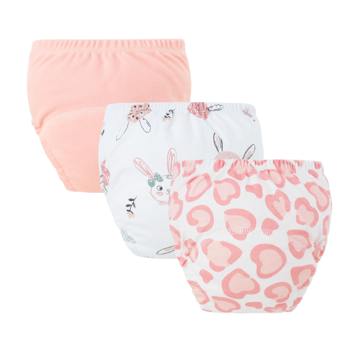 8/5pcs Baby Cotton Training Pants Panties Waterproof Cloth Diapers Reusable Toolder Nappies Diaper Baby Changing Nappy Underwear