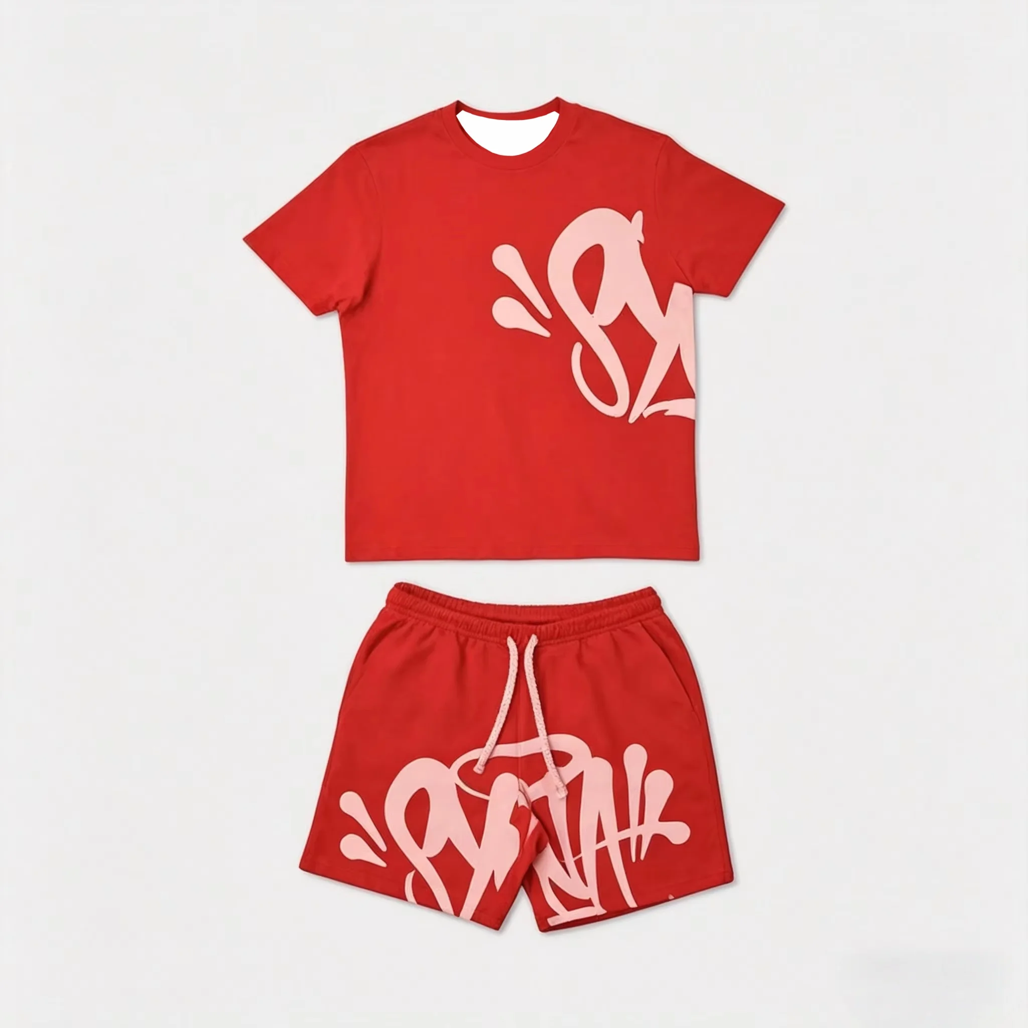 2026 Trendy Y2k Clothes Outdoor Casual Summer T-Shirt Shorts Fashion Women's Men's Kids Clothing Outfit Tees Streetwear Trunks