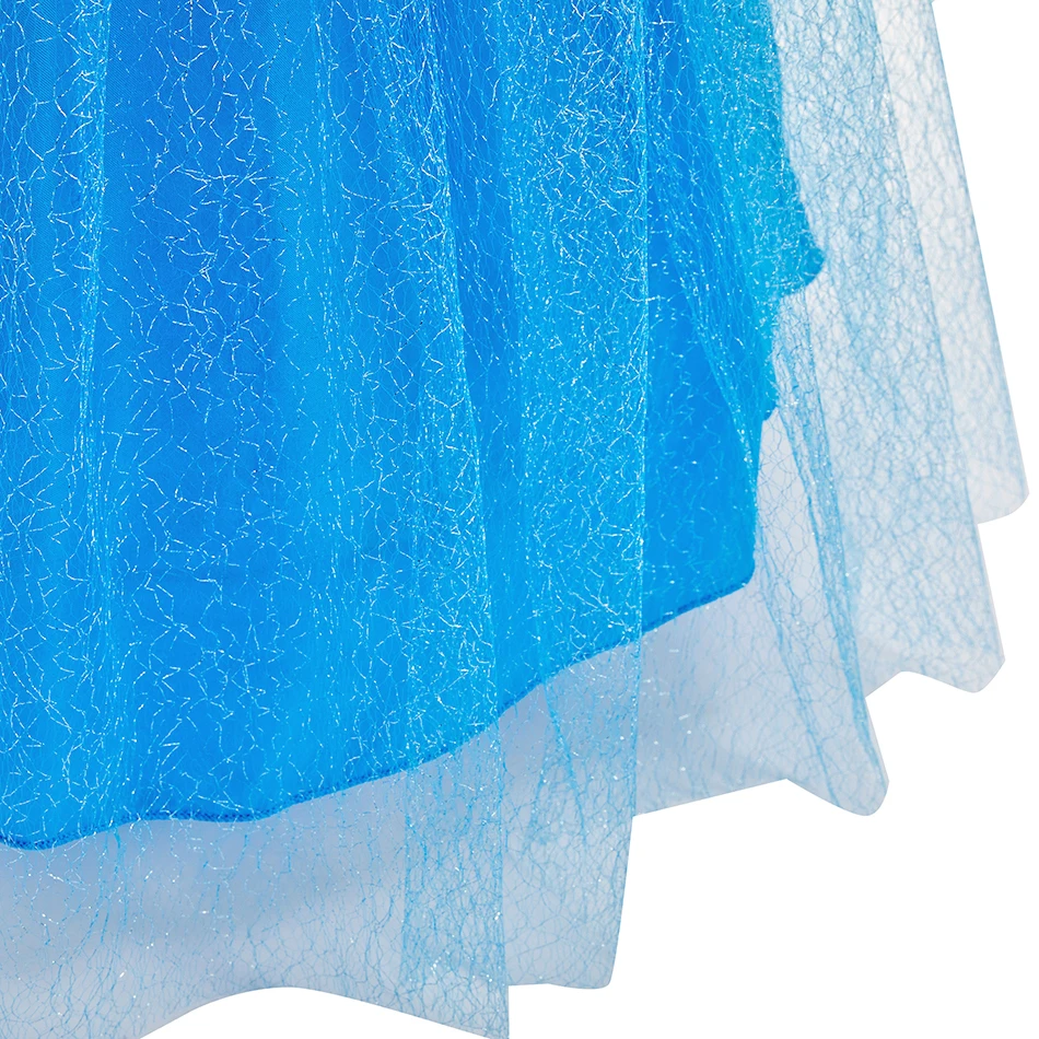 Girls Princess Dress Kids Cosplay Costume Fancy Tulle Ball Gown Children Halloween Birthday Party Role Play Disguise Book Week