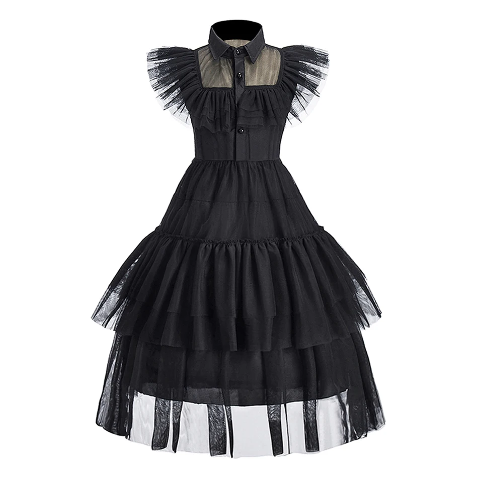 Girls Princess Dress Kids Cosplay Costume Fancy Tulle Ball Gown Children Halloween Birthday Party Role Play Disguise Book Week