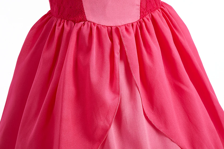 Girls Princess Dress Kids Cosplay Costume Fancy Tulle Ball Gown Children Halloween Birthday Party Role Play Disguise Book Week