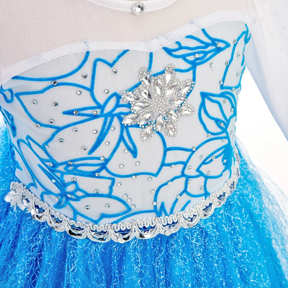 Girls Princess Dress Kids Cosplay Costume Fancy Tulle Ball Gown Children Halloween Birthday Party Role Play Disguise Book Week