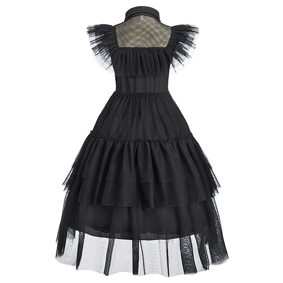 Girls Princess Dress Kids Cosplay Costume Fancy Tulle Ball Gown Children Halloween Birthday Party Role Play Disguise Book Week