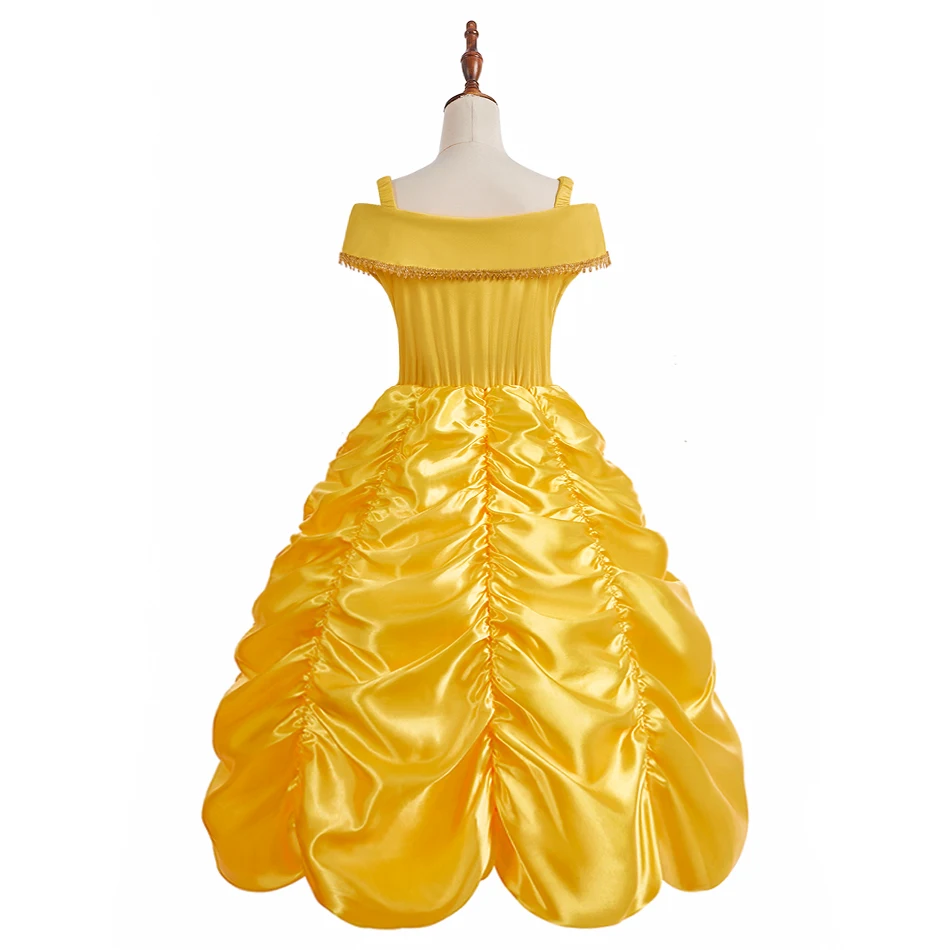 Girls Princess Dress Kids Cosplay Costume Fancy Tulle Ball Gown Children Halloween Birthday Party Role Play Disguise Book Week