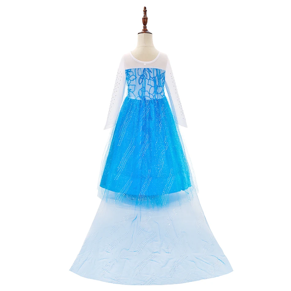 Girls Princess Dress Kids Cosplay Costume Fancy Tulle Ball Gown Children Halloween Birthday Party Role Play Disguise Book Week