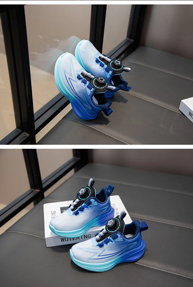 2026 Four Seasons Children's Fashion Sports Shoes Boys' Running Leisure Breathable Outdoor Kids Shoes Lightweight Sneakers Shoes