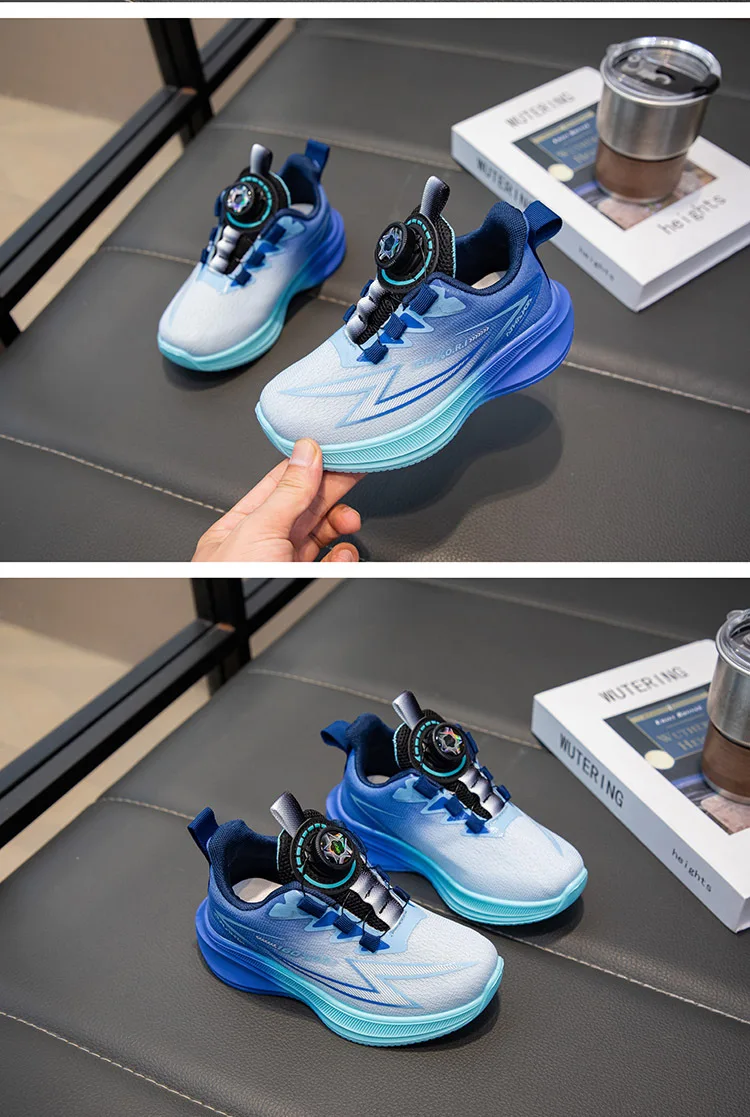 2026 Four Seasons Children's Fashion Sports Shoes Boys' Running Leisure Breathable Outdoor Kids Shoes Lightweight Sneakers Shoes