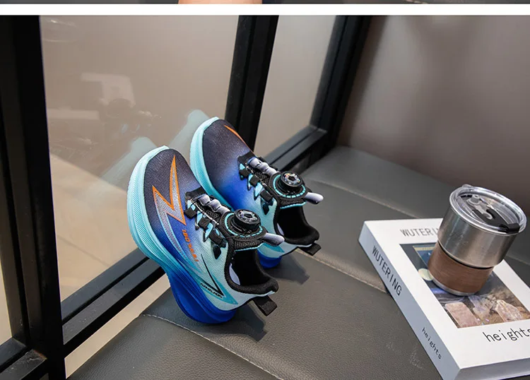 2026 Four Seasons Children's Fashion Sports Shoes Boys' Running Leisure Breathable Outdoor Kids Shoes Lightweight Sneakers Shoes