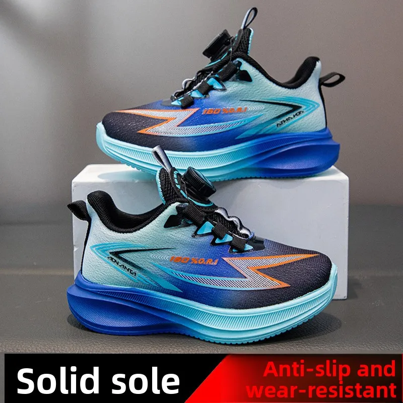 2026 Four Seasons Children's Fashion Sports Shoes Boys' Running Leisure Breathable Outdoor Kids Shoes Lightweight Sneakers Shoes