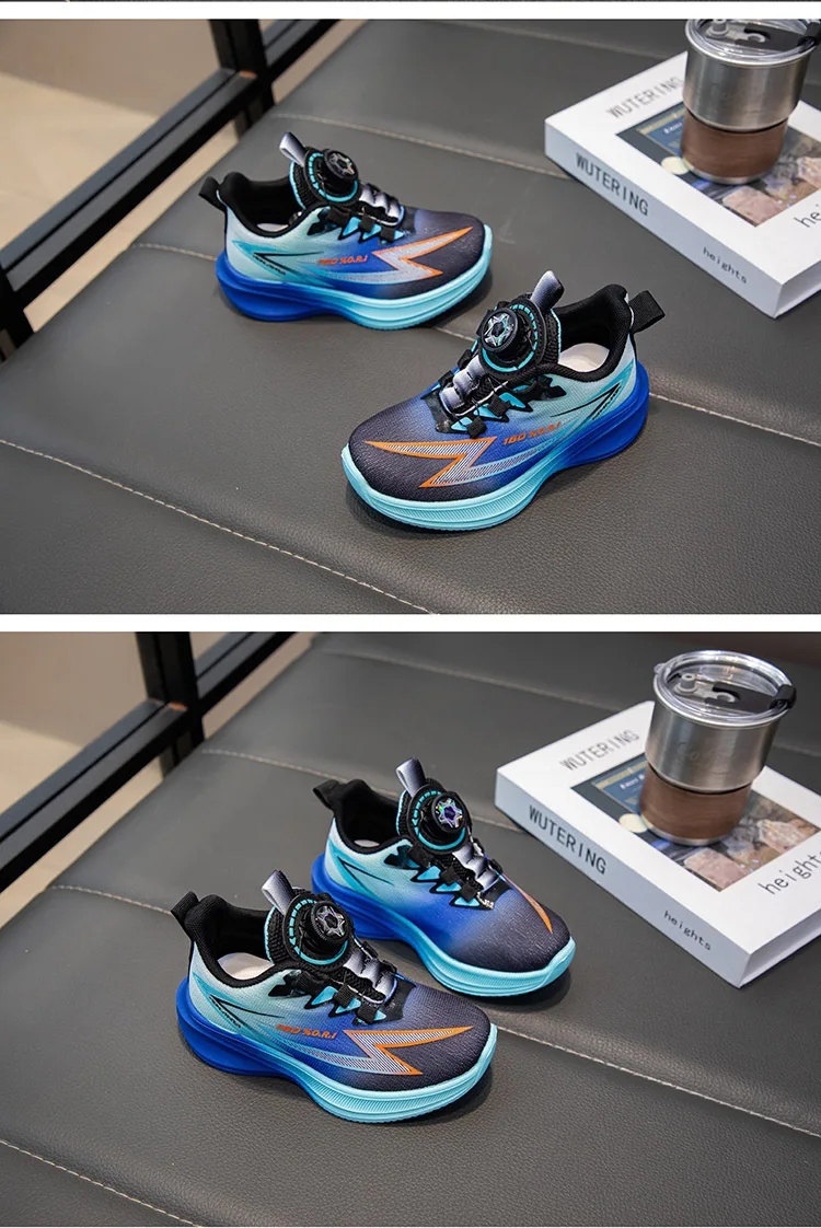 2026 Four Seasons Children's Fashion Sports Shoes Boys' Running Leisure Breathable Outdoor Kids Shoes Lightweight Sneakers Shoes