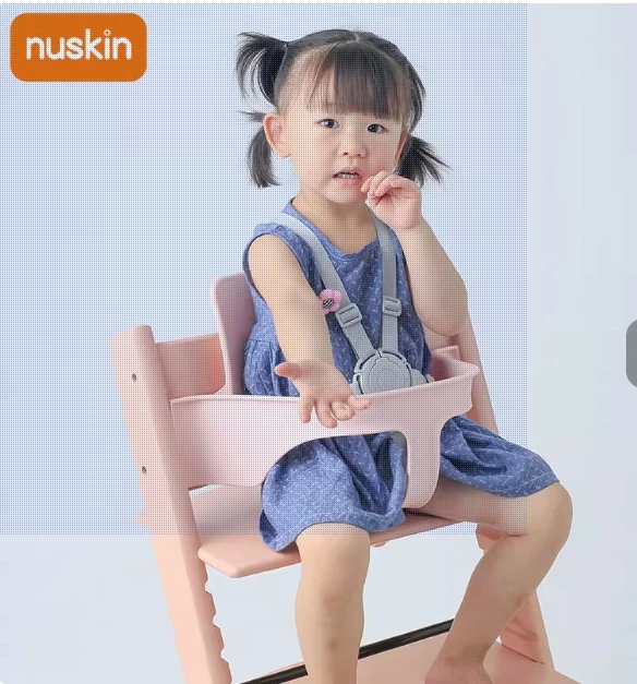 Growth chair seat belt for stokke baby dining chair highchairs fixed belt five-point strap safety belt