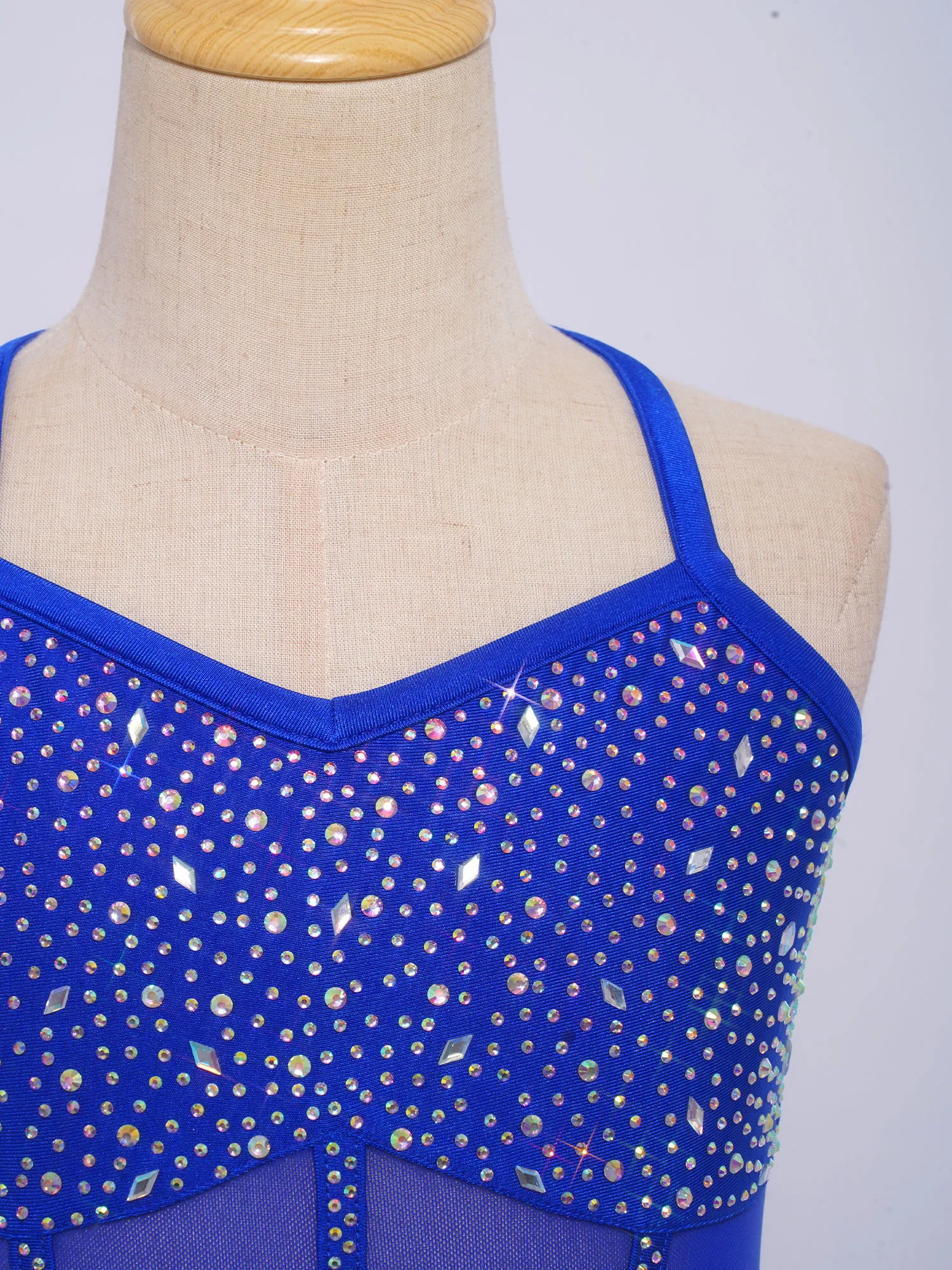 6-16Y Kids Girls Jazz Latin Dance Bodysuit Cha-cha Samba Rumba Tango Ballroom Dancewear Sleeveless Shiny Tassels Leotard Dress