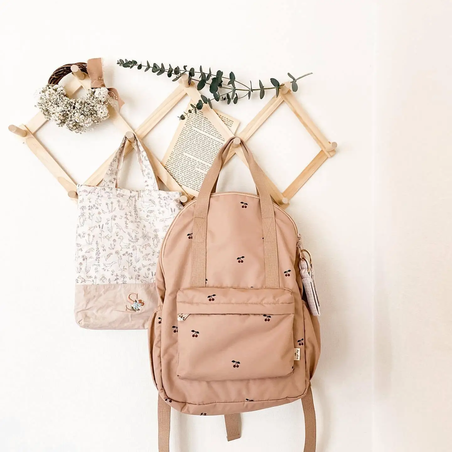 KS Baby Backpack Kids Schoolbag Kindergarten Bags Brand Cherry Lemon Children's Boys Girls Mom Traveling Storage Bag Wholesale