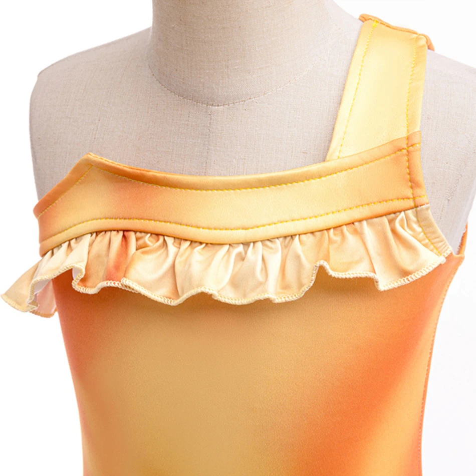 Children Cartoon Cosplay Princess Dress Girls Halloween Carnival Disguise Party Clothing Kids Stage Performance Costumes