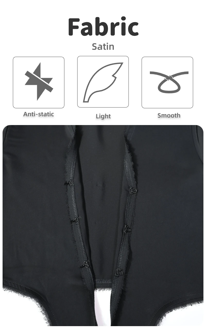 Elegant Maxi Women 3 Pieces Dress for Women and Girls Velour and Satin Top Black Sleeveless Dress for Lady Clothes XS-XXXL