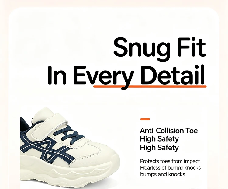 Children’s Black Causal PU Leather Running Shoes Anti-Slip Outdoor Sneakers for Boy and Girl Sport Tennis Size 30-39