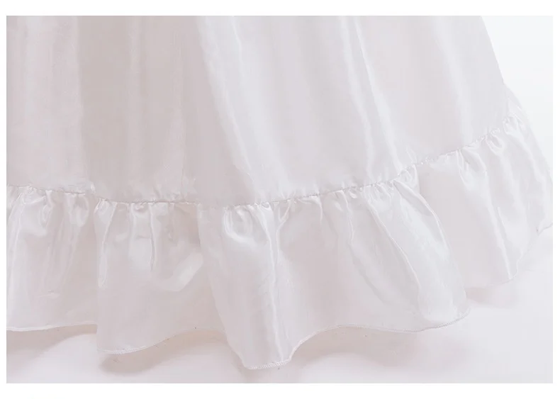 Kids Conjuring Halloween Costume Horror Doll Annabelle Cosplay Girl Dresses Rose Embroidery Baptismal Dress Girls Party Dresses