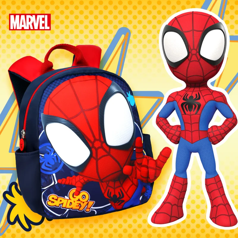 Disney Spider-Man Toddler Backpack for Boys and Girls Cute, Comfortable, Breathable, Ultra-Lightweight Waterproof Backpack